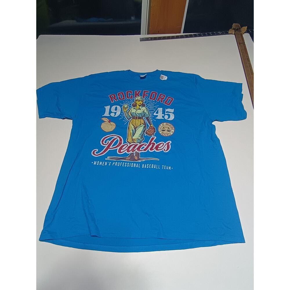 Port Authority Graphic Tee 2XL 1945 Peaches Baseball